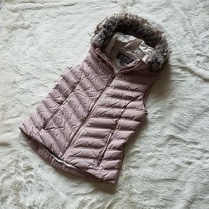 Women's Eddie Bauer Sleeveless Fur Hood Vest